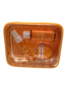 Orange Bath & Body Gift Set - Hydrating Body Mist, Shower Gel, and Soap